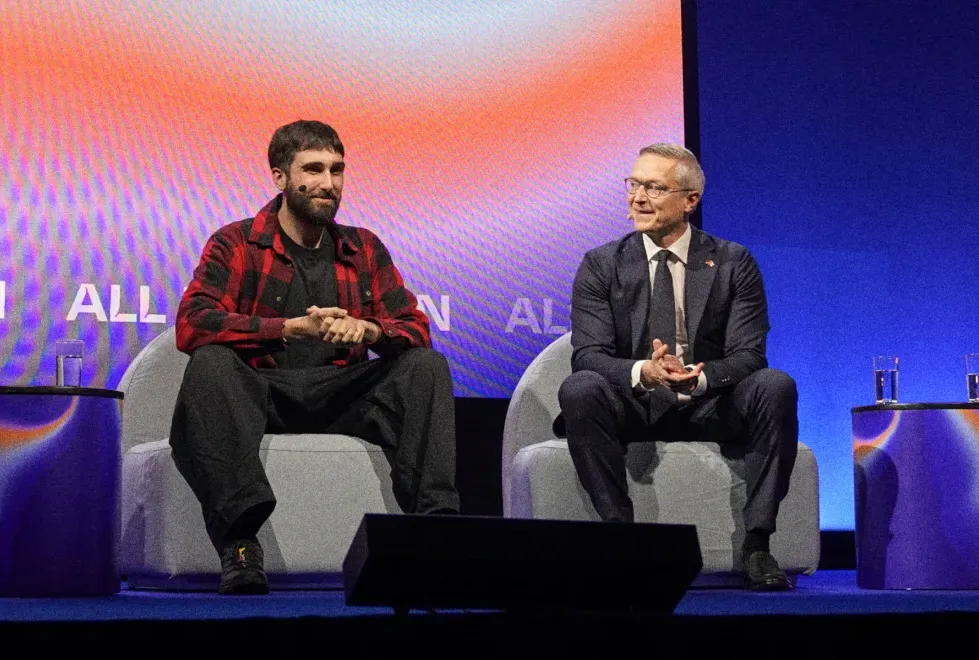 Panel discussion on stage